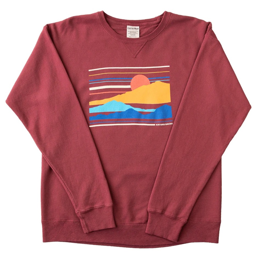 Nature back Daydream Crew Aurora Crewneck